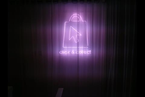 Click-and-collect at French Connection's Old Street store